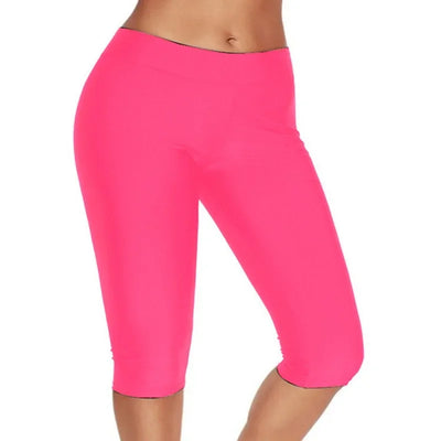 Women's Leggings High Waisted Capri Leggings No Pockets For Women Yoga Pants Workout Capri Pants