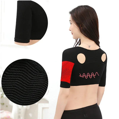 Upper Arm Shaper Women Shoulder Slimmer Compression Shapewear Sleeves Body Shaper Humpback Posture Corrector Back Support Tops