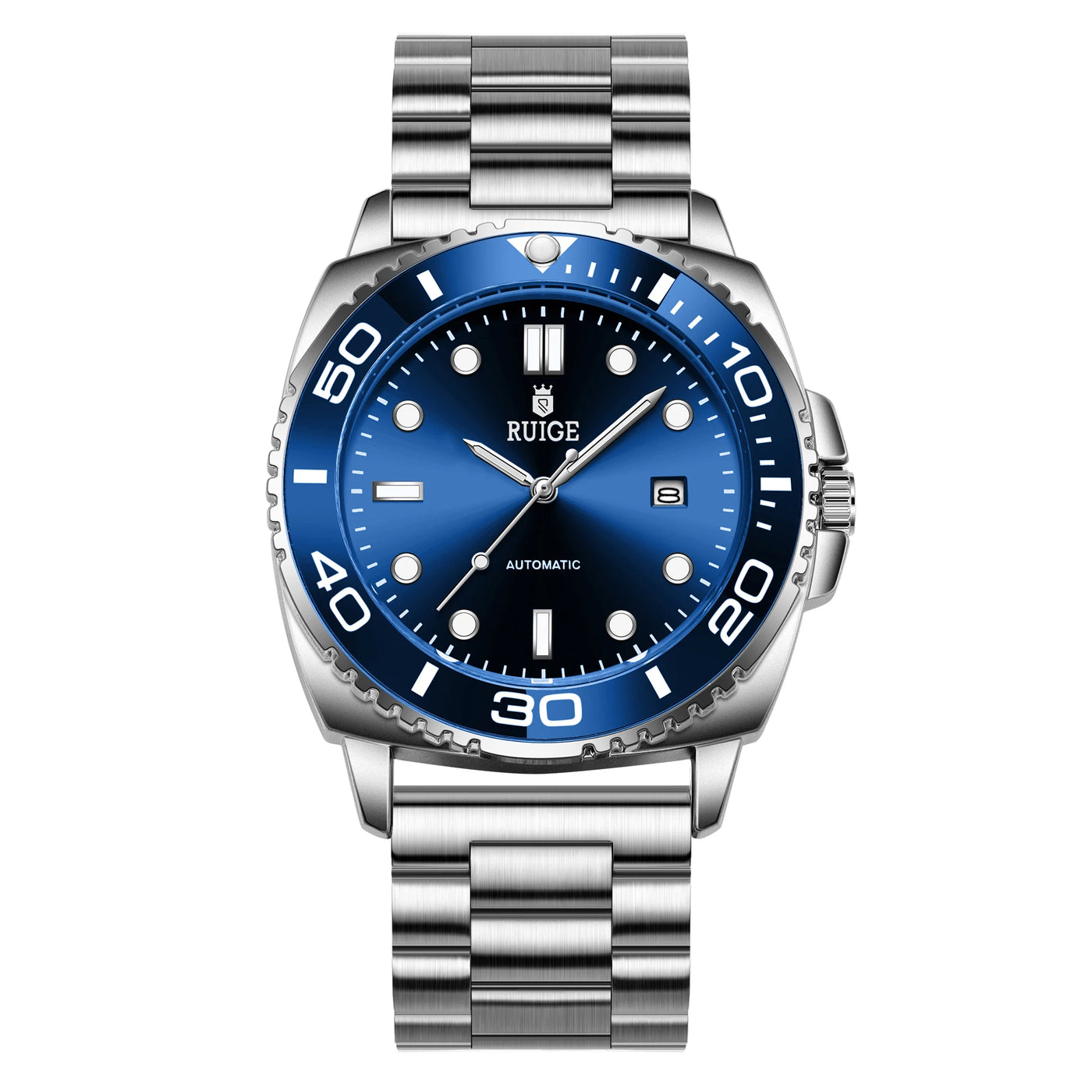 New authentic high aesthetic fully automatic mechanical watch for men, high-end brand fashion, business simplicity, niche trendy