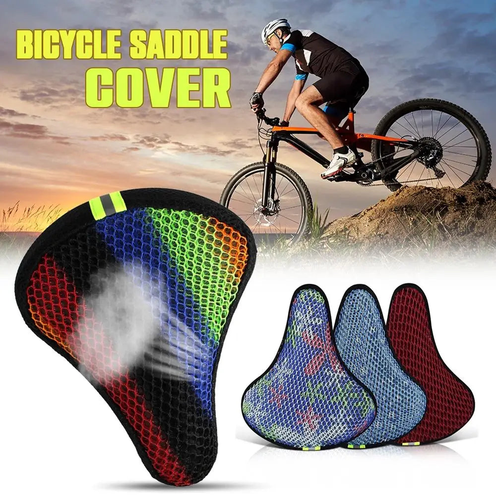 Saddles Bicycle Parts Cycling Accessories Bike Cushion Cover 3D Soft Cycling Cushion Bicycle Saddle Cover Bike Seat Cover