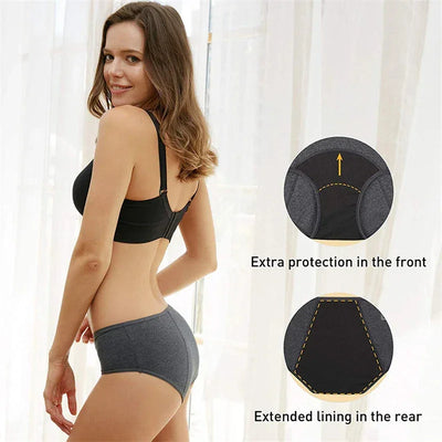 Leak Proof Menstrual Panties Women Cotton Menstruals Underwear Plus Size Period Underpants Briefs Lingerie for Physiological