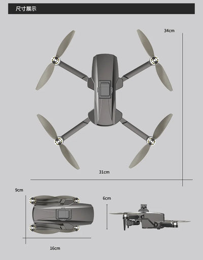 new product Q7 three-axis gimbal high-definition aerial photography drone automatically returns and remotely controls avoidance