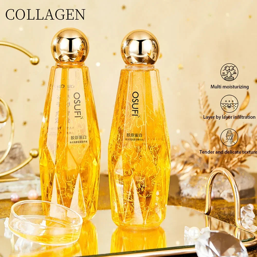 Collagen Face Serum Anti Aging Smoothing Lines Facial Care Essence Moisturizing Brighten Serum Beauty Skin Care Products