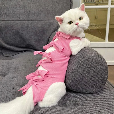 Cat Weaning Sterilization Suit Cats Anti-licking Sterilization Clothes Pet Surgery Recovery Suit Castration Wound Recovery Cloth