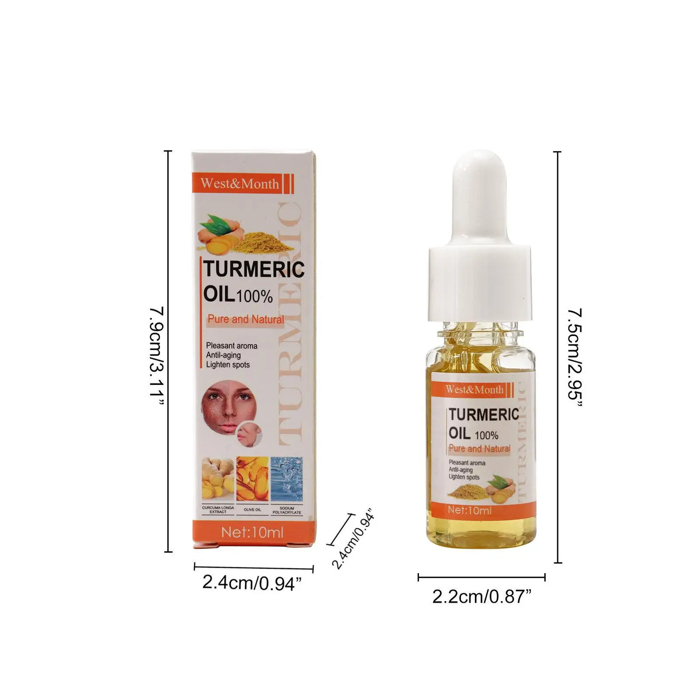 Turmeric Essential Face Serum Deep Hydration Moisturizer Anti-aging Improve Skin Elasticity For Skin Care Face Lotion