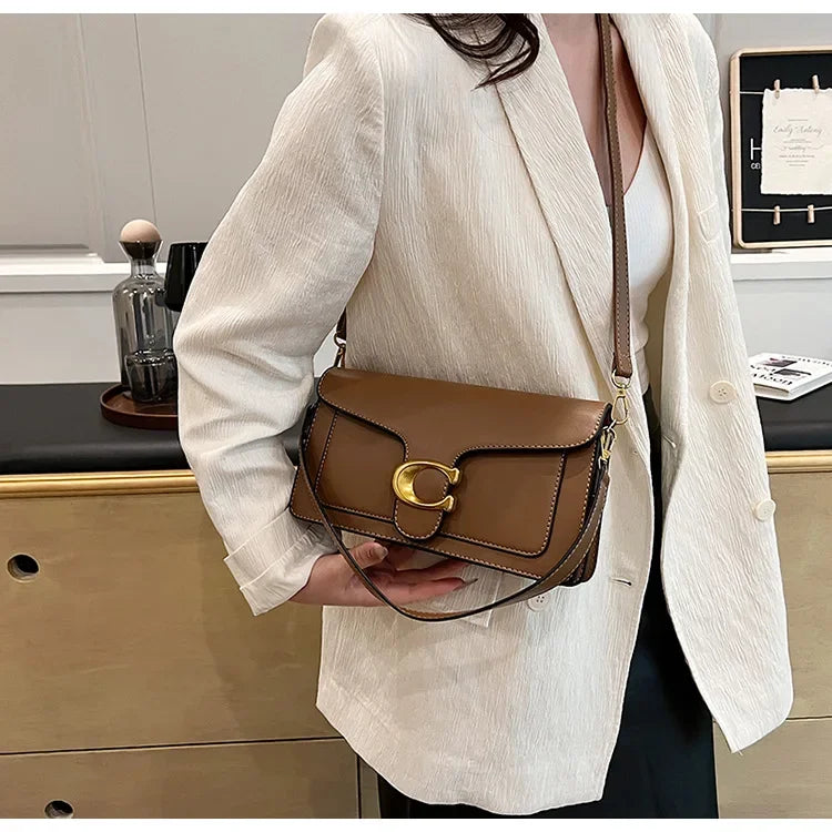 Luxury - Grade 2025 Women's Exclusive Small Square Shoulder Bag - Solid - Color Aesthetic, Niche - Style Design& Daily, Stylish