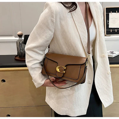 Luxury - Grade 2025 Women's Exclusive Small Square Shoulder Bag - Solid - Color Aesthetic, Niche - Style Design& Daily, Stylish