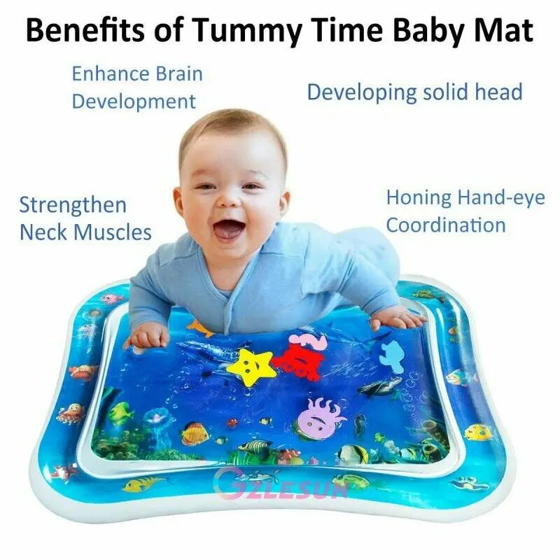 Baby Water Mat Inflatable Cushion Infant Toddler Water Play Mat for Baby Early Education Developing  Summer  Toy