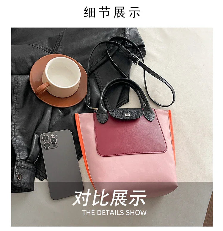 Luxury Leather Shoulder Purse Women's Crossbody Bag Elegant Designer Handbags Classic Tote
