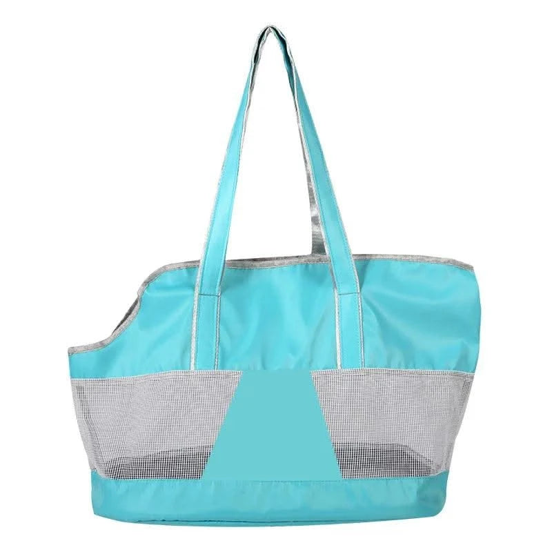Small Dog Accessories Single-shoulder Portable Bag Pet Carrying Handbag Cat  Tote Travel Foldable Mesh Carriers Tote Car Cover