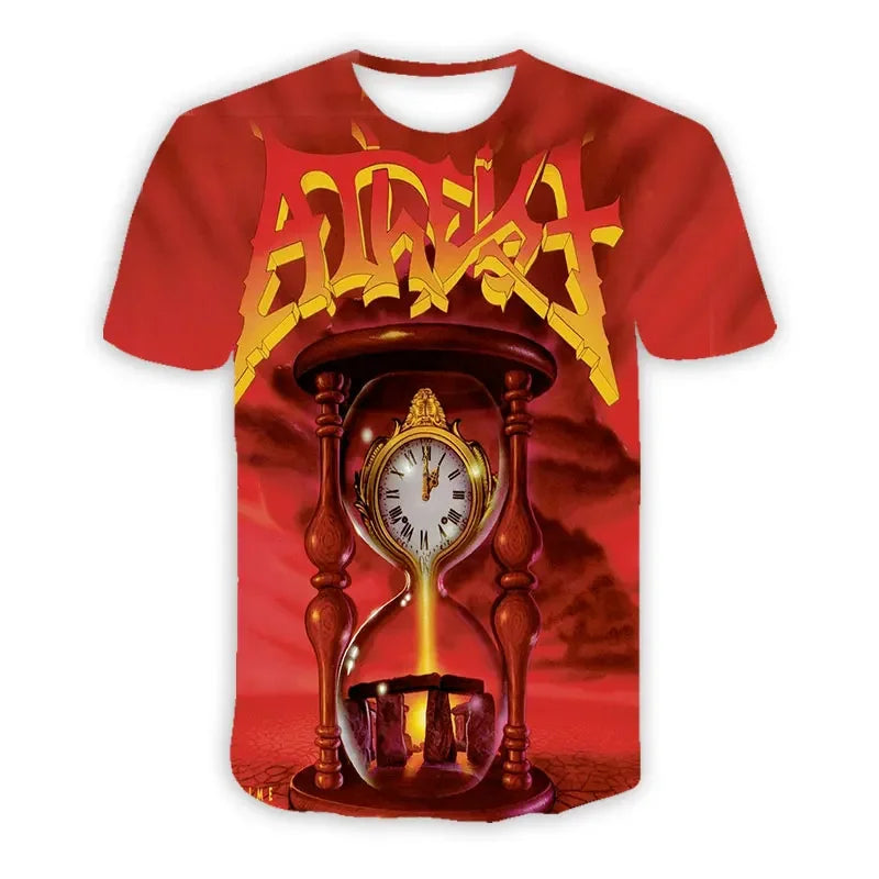 Atheist  Band  3D Printed  Casual Fashion T-shirts Hip Hop Tee Shirts Harajuku Styles Tops Fashion Clothing  for Women/men