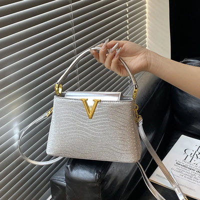 2025 New High-Sense Women's Designer Handbag - Feminine, Versatile, Large Capacity for Work & Crossbody