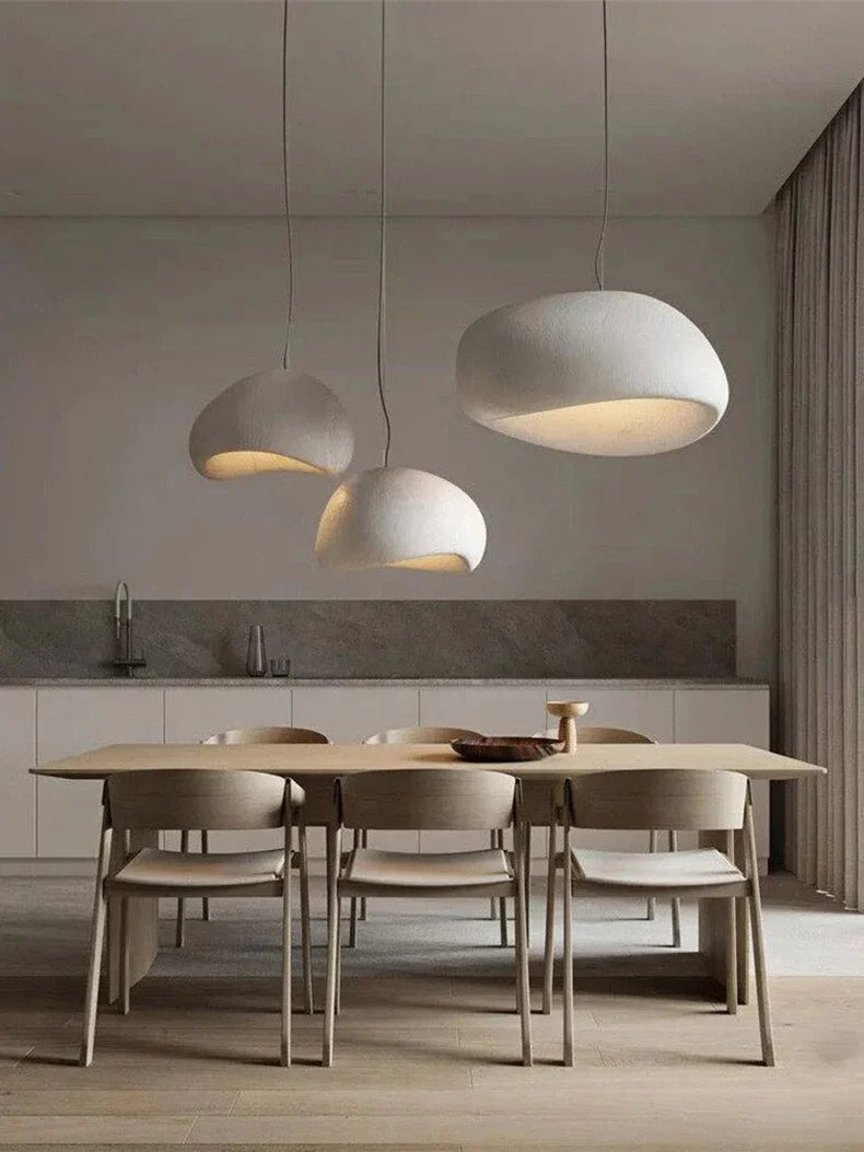 Nordic Simple Living Room Bedroom Pendant Lights Home Decor Kitchen Island Chandeliers Dining Room White Round Lighting Fixtures