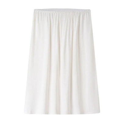 Fashion Women Under Dress Comfortable Summer Ladies Slip Skirt Lace Half Slips Lingerie Satin Skirt Petticoat