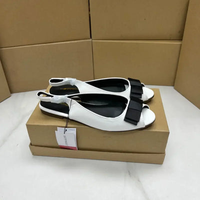 Fashion Shoes for Women 2025 Comfortable Shallow Female Footwear Peep Toe Slingbacks Back Strap Casual Slip on Ladies Flats