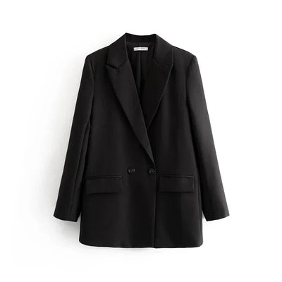 MUJER 2025 Women's Blazers New Office Casual Blazer Woman Straight Outerwears Fashion Women's Tailoring Blazers for Women Coats