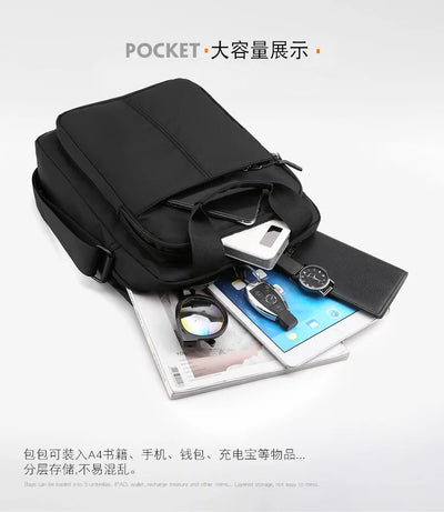 Men's High Capacity Hand Bags New Trendy Cool Men's Shoulder Bags Nylon Messenger Bags Travel Handbag Crossbody Bag Sling Bag