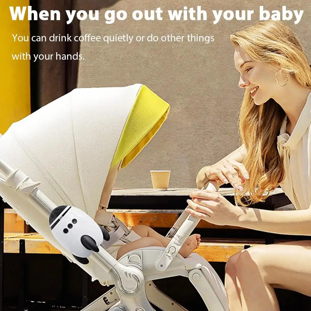 Baby Stroller Rocker accessories | Portable Automatic Infant Swing Sleep Soother with White Noise & Bluetooth