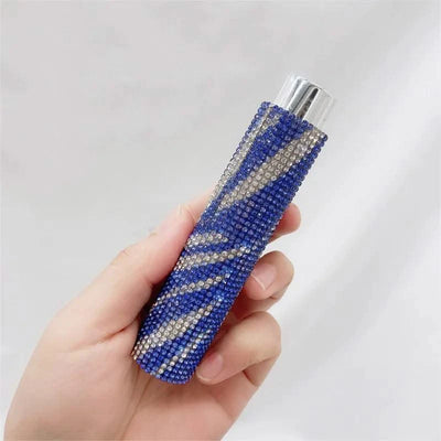 Luxury 10ml Perfume Spray Bottle Bling Rhinestones Refillable Perfume Atomizer Empty Bottle Travel Cosmetic Essential Container