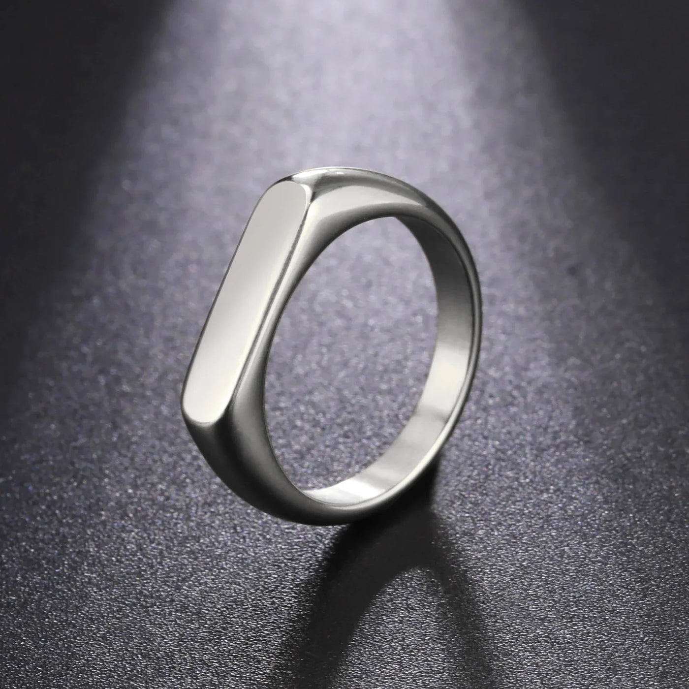 Engrave Name Finger Rings Personalized Custom Ring Gift For Woman Men Wedding Marry Silver Color Stainless Steel Jewelry