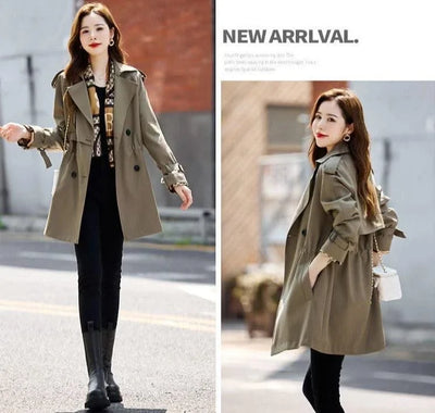 High Quality Women's Windbreaker Jackets  Coat Spring Autumn