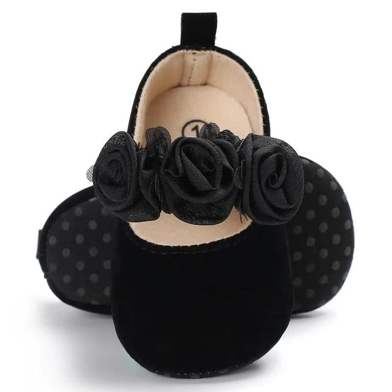 Children's Soft-Soled Flat Shoes With Design | Baby Shoes For All Seasons 0-1 Year Old |Girls Princess Shoes | First Walkers