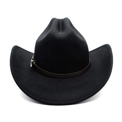 Men's Western Women's Cowboy Hat Army Green Men's Women's Cowboy Jazz Hat Wide Brim Felt Fedora Sombrero Hombre