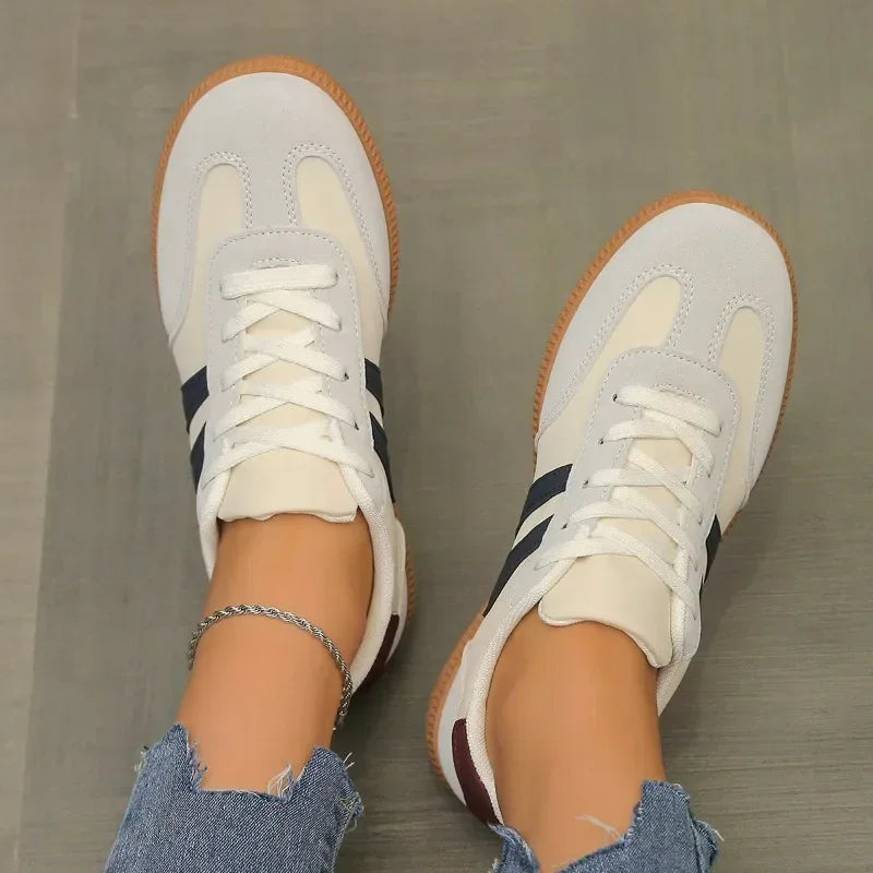 Women Designer Sneakers 2025 New Round Head Deep Mouth Light Sneakers Breathable Casual Versatile Sneakers Zapatos De Mujer