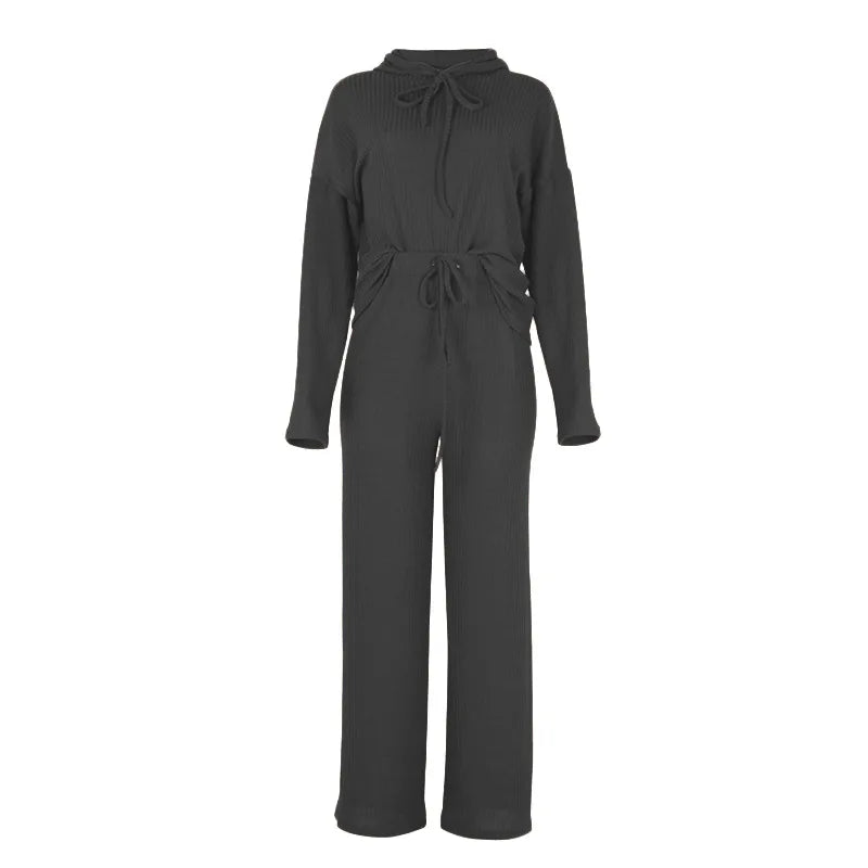 2023 Autumn Casual Wear Women Lounge Tracksuit 2 Piece Set Loose Lounge Sets Ladies Hooded Sweat Suit Outfits Female