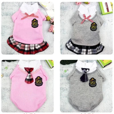 Couple Pet Dog Clothes Pet Uniform Clothing for Small Medium Dogs Costume Chihuahua Puppy Pet Shirt Clothes for Dogs Ropa Perro