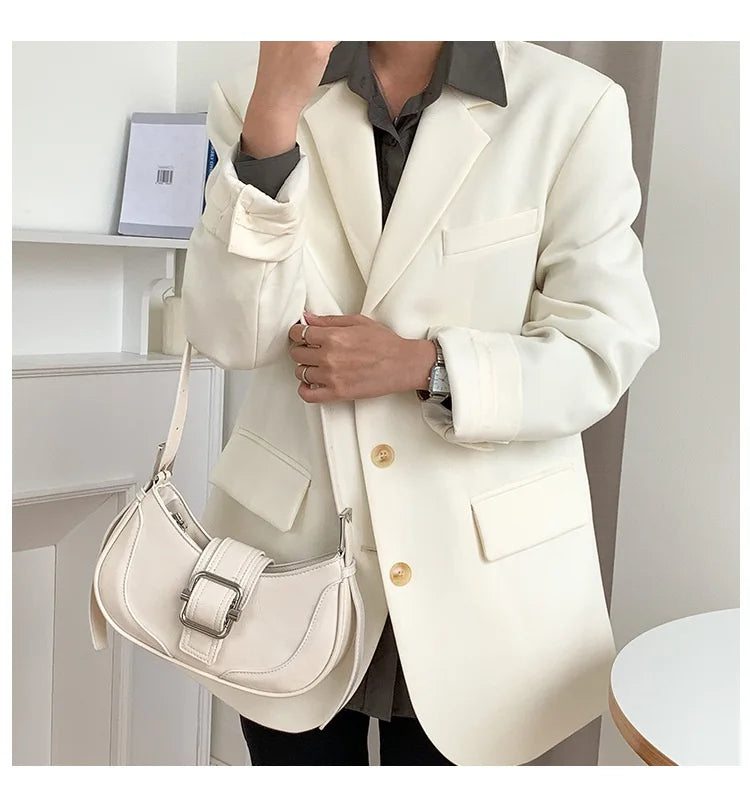 Fashion Handbags For Women Half-moon Leather Hasp lady Shoulder Crossbody Bag Luxury Designer Ladies Underarm Bags Hobo coffee