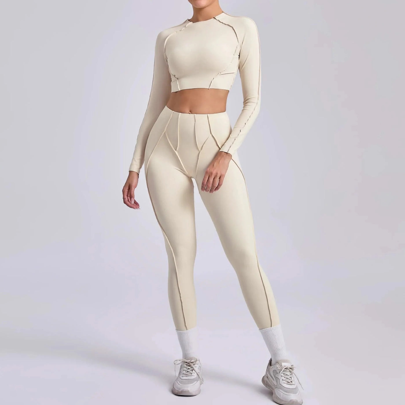 Women Nude Straps Yoga Sets Activewear