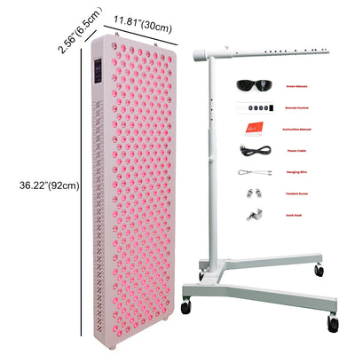 RL300MAX Red Therapy Light With Touch Screen Large Panel 7 Wavelength Infrared LED Device for Skin Care