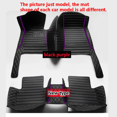 Car Mats For SEAT Alhambra MK2 7N VW VW Sharan 2011~2020 Pad Carpets Set Leather Mat Auto Floor Rugs Car Accessories