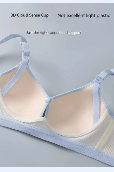 All-season Maternity Bra For Pregnant Women Breast-lifting Anti-sagging Front-opening Design For Breastfeeding Made  Pure Cotton