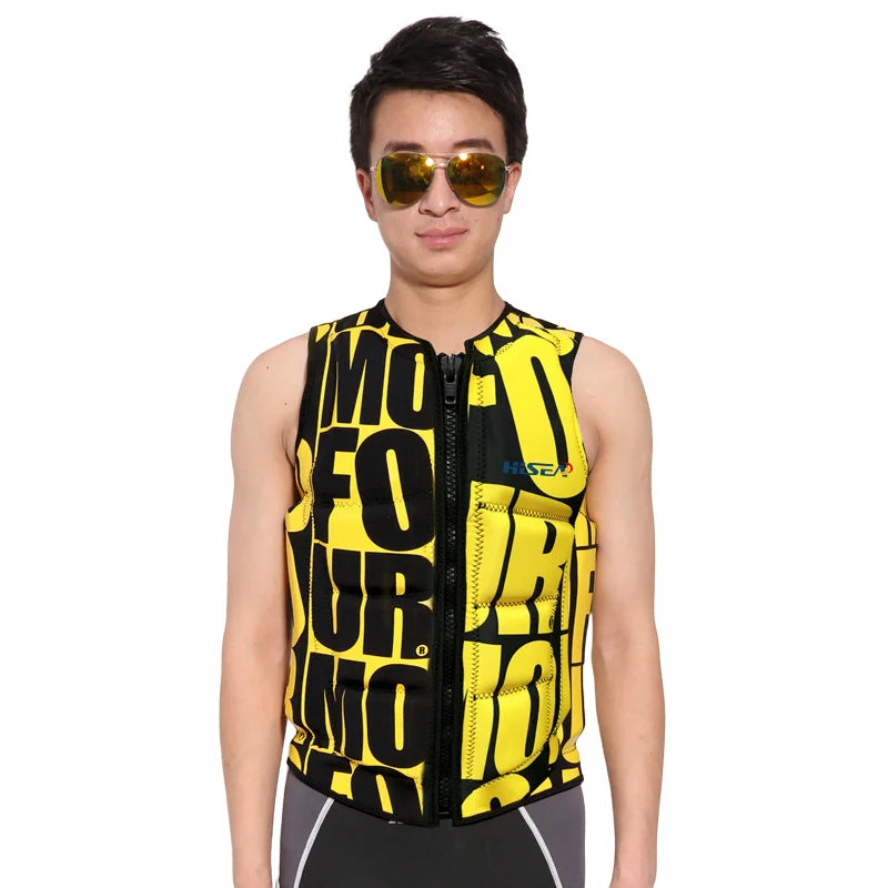 Life Vest for Adults Kayak KiteSurf Life Jacket Men Women Water Sports Swimming Drifting Collision Avoidance Life Jackets