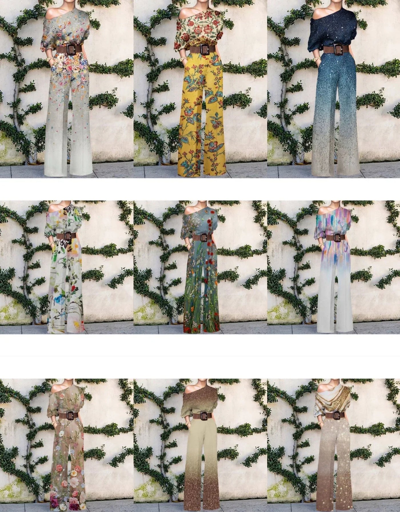 Women Jumpsuits New In Spring Autumn Female Chic Elegant Office Lady Wide Leg Pants Bodysuits Jump Suits for Women One Pieces