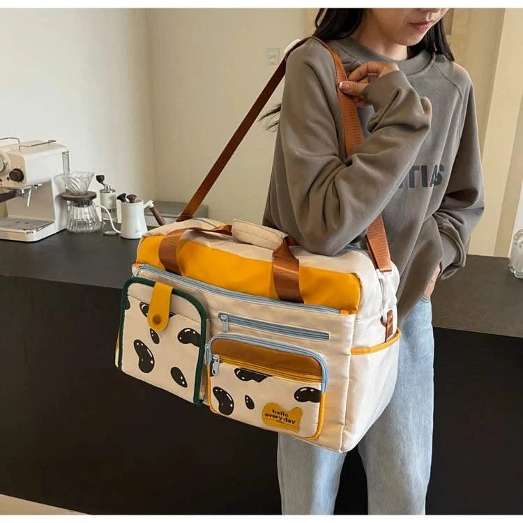 Women's Fashionable and Lightweight Boarding Bag for Maternity, Business, Yoga