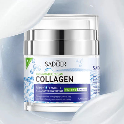 Collagen Face cream Moisturizing Anti-wrinkle nourishing Fade fine lines Smooth firm the skin Facial skin care