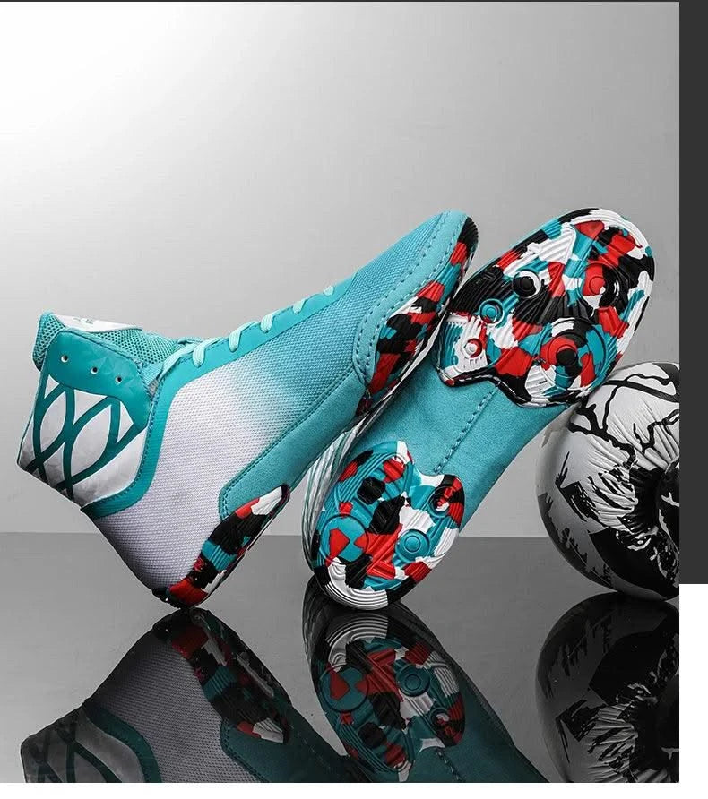 2025 New Wrestling Shoes for Men Non Slip Breathable Boxing Sneakers Wrestling Training Shoes Wear-Resisting Combat Sneakers