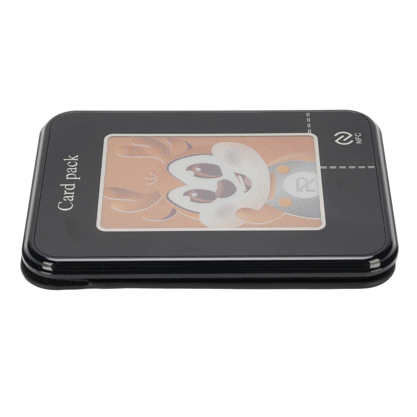 Magnetic Phone Card Wallet Holder Compact DIY Projection Multifuncitonal NFC Magnetic Phone Wallet Ink Screen for Mobile Phone