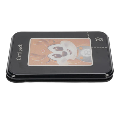Magnetic Phone Card Wallet Holder Compact DIY Projection Multifuncitonal NFC Magnetic Phone Wallet Ink Screen for Mobile Phone
