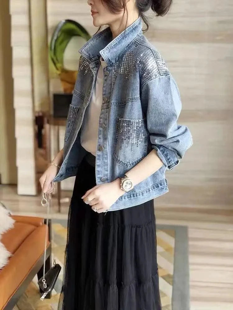 Denim Jacket For Women's Jackets For Women Denim Coats Women's Denim Jacket Jean Jacket For Womens Women Coat New In Outerwears