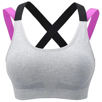 Women's Fashion Back Sports Bra Women Running Fitness Shockproof Underwear Moisture Wicking Quick Drying Sports Undershirt