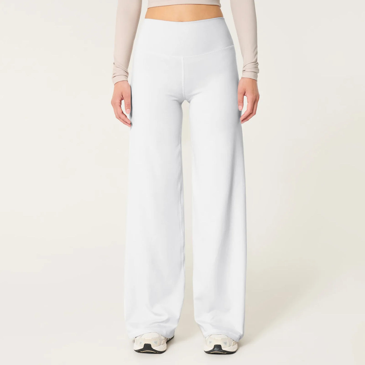 Wide Leg Pants For Women Yoga Pants High Waist Sweatpants With Pockets Stretch Pants Comfy Workout Sports Sweatpants Leggings