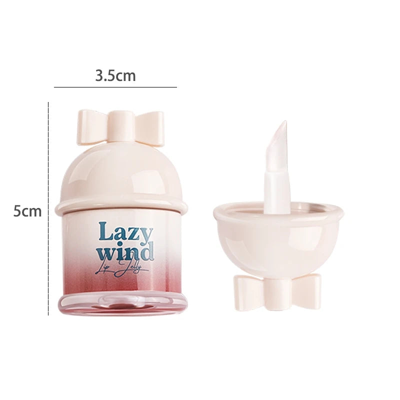 Mirror Gloss Jelly Lipstick, Long Lasting Waterproof Lip Glaze, Contains butter from avocado trees and sunflower seed oil