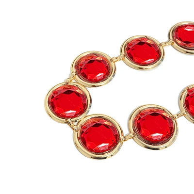 Belly Chain Jewelry Decorative Belt For Women Dresses Red Waist Chain Raven Dropship