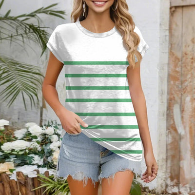 Womens Summer Tops Going Out Workout Outfits Spring Short-sleeved T Shirts Business Casual Dressy Fashion Trendy Clothes 2025