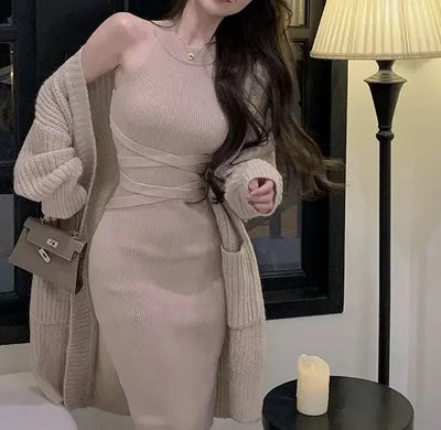 Dresses for Women  Elegant Sexy Sleeveless  Back Textured Mini Skinny Dress New Fashion Summer Casual PTKPCC