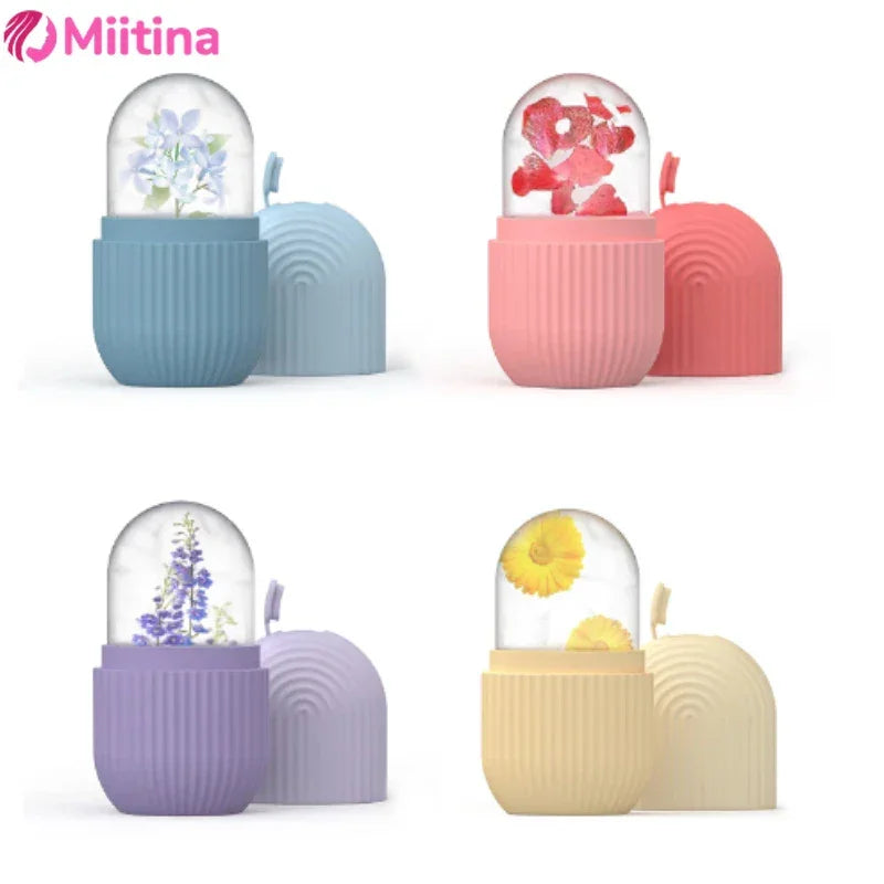 Ice Facial Roller Cube Beauty Lifting Ice Ball Face Massager Contouring Eye Roller Facial Treatment Reduce Acne Skin Care Tool